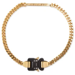 Buckle Necklace - Gold Shiny