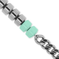 Merge Candy Charm Bracelet - Silver/Sea 7 Merge Candy Charm Bracelet - Silver/Sea -Urban Fashion Sales 1017 Alyx 9SM Merge Candy Charm Bracelet Silver Sea aaujw0123ot02 mty0003 11 08 22 feature03