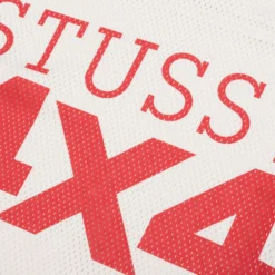 Stussy 4x4 Mesh Football Jersey - Bone -Urban Fashion Sales 4x4 Mesh Football Jersey Bone 1140329 BONE 06 15 23 Feature KN 5 scaled