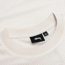 Stussy 4x4 Mesh Football Jersey - Bone -Urban Fashion Sales 4x4 Mesh Football Jersey Bone 1140329 BONE 06 15 23 Feature KN 6 scaled