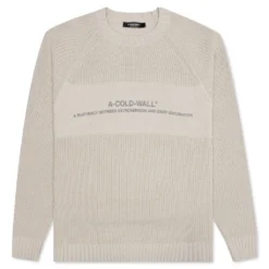 A-COLD-WALL* A-Cold Wall Dialogue Knit - Bone