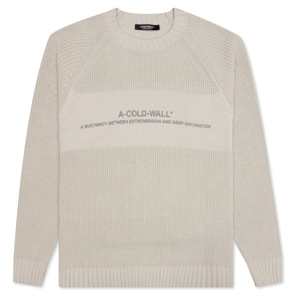 A-COLD-WALL* A-Cold Wall Dialogue Knit - Bone 1 A-COLD-WALL* A-Cold Wall Dialogue Knit - Bone