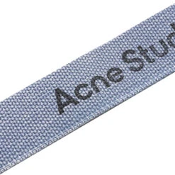 Acne Studios Cotton Webbing Belt- Dusty Blue -Urban Fashion Sales Acne Studios ACCS000071 Dusty Blue C80123 AAT 04 11 22 Feature 4