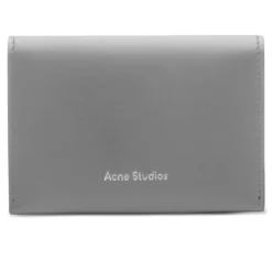 Acne Studios Folded Card Holder - Dark Grey
