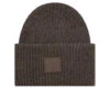 Acne Studios Face Logo Beanie - Grey/Brown