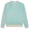 Acne Studios Knitted Crewneck - Turquoise Blue