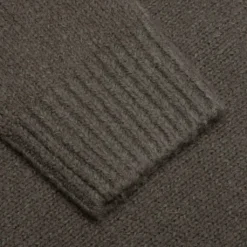 Acne Studios Wool Blend Crewneck Jumper - Forest Green -Urban Fashion Sales Acne Studios Knitwear Forest Green B60243 AAY 01 24 23 Feature VR 6