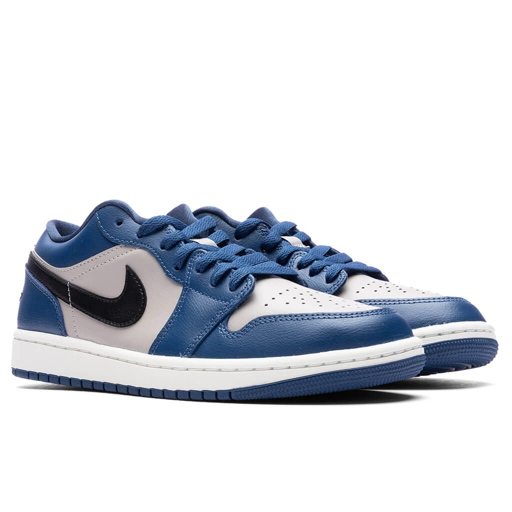 Air Jordan 1 Low Women's - French Blue/Black-College Grey/Sail 2 Air Jordan 1 Low Women's - French Blue/Black-College Grey/Sail - Image 2