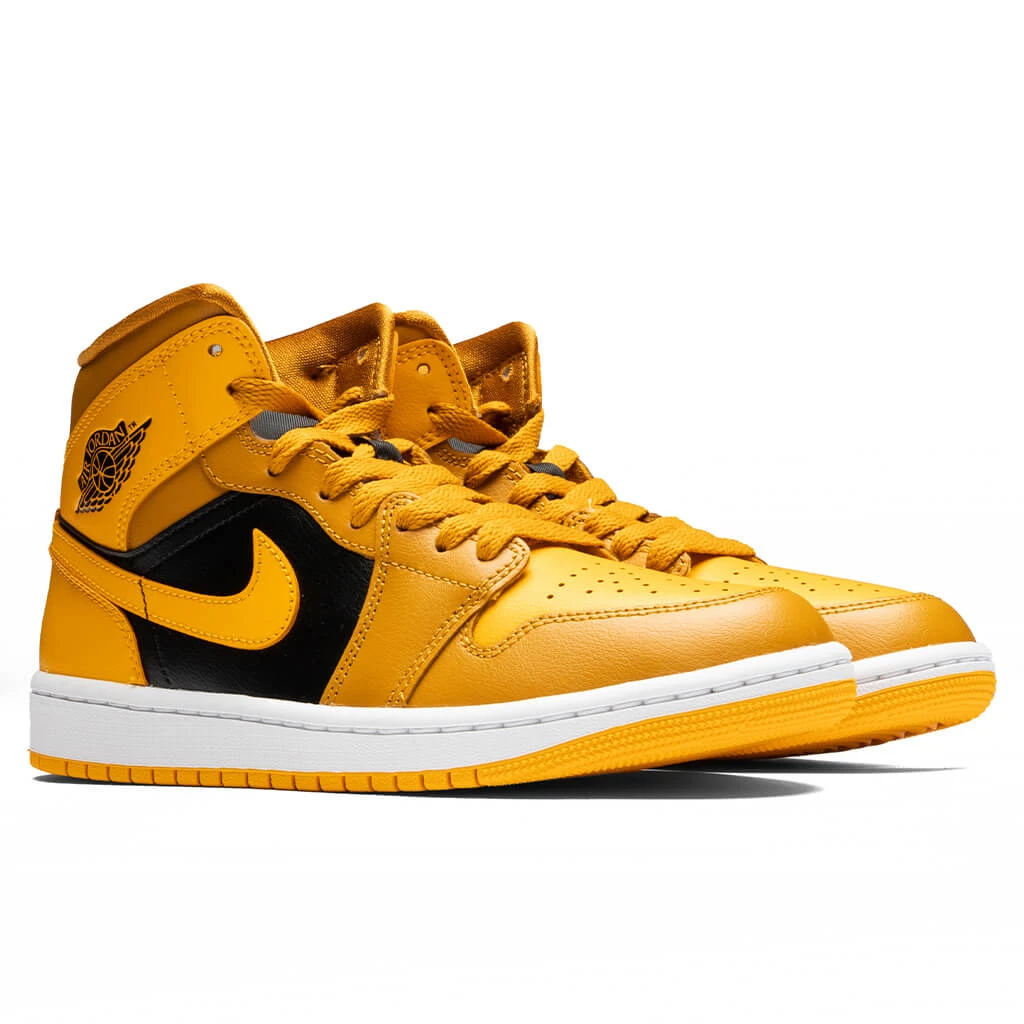 Air Jordan 1 Mid Women's - Chutney/Taxi/Black 2 Air Jordan 1 Mid Women's - Chutney/Taxi/Black - Image 2