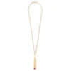 Ambush Pill Case Necklace Stone - Gold/Red