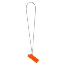 Ambush Logo Lighter Case Necklace - Orange