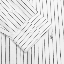 Amiri Script Poplin Shirt - White 9 Amiri Script Poplin Shirt - White -Urban Fashion Sales Amiri Script Poplin Shirt White AW23MSL030 100 09 16 23 Feature JP 8