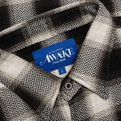 End And Beginning Embroidered Flannel - Cream -Urban Fashion Sales Awake NY End and Beginning Embroidered Flannel Cream AWK FW22 TP003 CRE 11 19 22 Feature DV 10