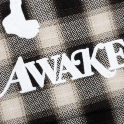 End And Beginning Embroidered Flannel - Cream -Urban Fashion Sales Awake NY End and Beginning Embroidered Flannel Cream AWK FW22 TP003 CRE 11 19 22 Feature DV 9