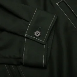 Lightweight Wool Harrington Jacket - Blue Or Forest Green -Urban Fashion Sales Awake NY Lightweight Wool Harrington Jacket Blue AWK SP23 OT001 BLU 05 28 23 Feature KN 7