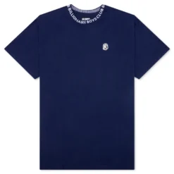 BB Wrapped S/S Knit - Blue Depths