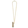 Ambush Logo Lighter Case Necklace L - Gold/Gold