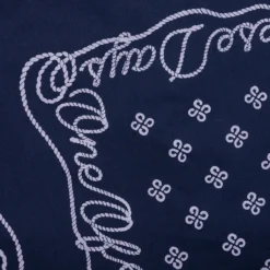 Bandana Button Up Shirt - Navy -Urban Fashion Sales Bandana Button Up Shirt Navy S23 134 03 02 23 Feature DV 6