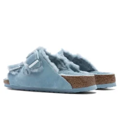 Birkenstock Narrow Arizona Shearling - Light Blue 7 Birkenstock Narrow Arizona Shearling - Light Blue -Urban Fashion Sales Birkenstock Narrow Arizona Shearling Light Blue 1021418 03 09 22 Feature 3