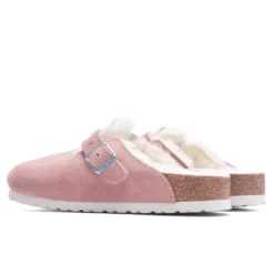 Birkenstock Narrow Boston Shearling - Pink Clay 7 Birkenstock Narrow Boston Shearling - Pink Clay -Urban Fashion Sales Birkenstock Narrow Boston Shearling Pink Clay 1023292 10 24 22 Feature VR 2