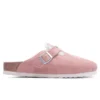 Birkenstock Narrow Boston Shearling - Pink Clay