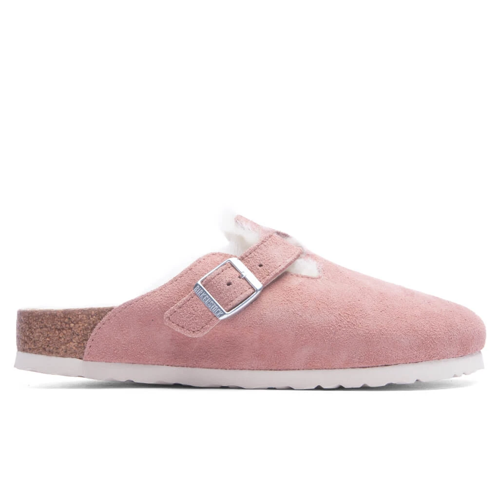 Birkenstock Narrow Boston Shearling - Pink Clay 1 Birkenstock Narrow Boston Shearling - Pink Clay