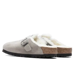 Birkenstock Narrow Boston Shearling - Stone Coin -Urban Fashion Sales Birkenstock Narrow Boston Shearling Stone Coin 1017651 07 31 2021 01 3