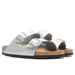 Birkenstock Women's Arizona Birko-Flor - Patent Alloy -Urban Fashion Sales Birkenstock Women s Arizona Birko Flor Patent Alloy 1020620 2