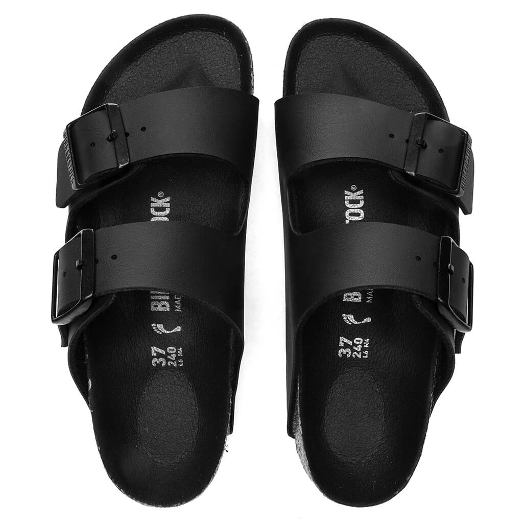 Birkenstock Women's Narrow Arizona Birko-Flor - Black 2 Birkenstock Women's Narrow Arizona Birko-Flor - Black - Image 2