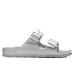 Birkenstock Women's Narrow Arizona Essentials Eva - Metallic Silver