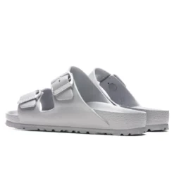 Birkenstock Women's Narrow Arizona Essentials Eva - Metallic Silver -Urban Fashion Sales Birkenstock Women s Narrow Arizona Essentials Eva Metallic Silver 1003491 02 11 2022 01 3