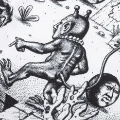 Wild Things Pajama Top - Multi 7 Wild Things Pajama Top - Multi -Urban Fashion Sales Brain Dead Wild Things Pajama Top Multi BDP21T14001733MP01 05 20 2021 01 4