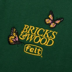 Felt X Bricks & Wood Butterfly Sweatpant - Forest Green -Urban Fashion Sales Bricks Wood x Felt Butterfly Sweatpant Forest Green BWFELT BSP FOR 02 19 23 Feature JP 6 scaled