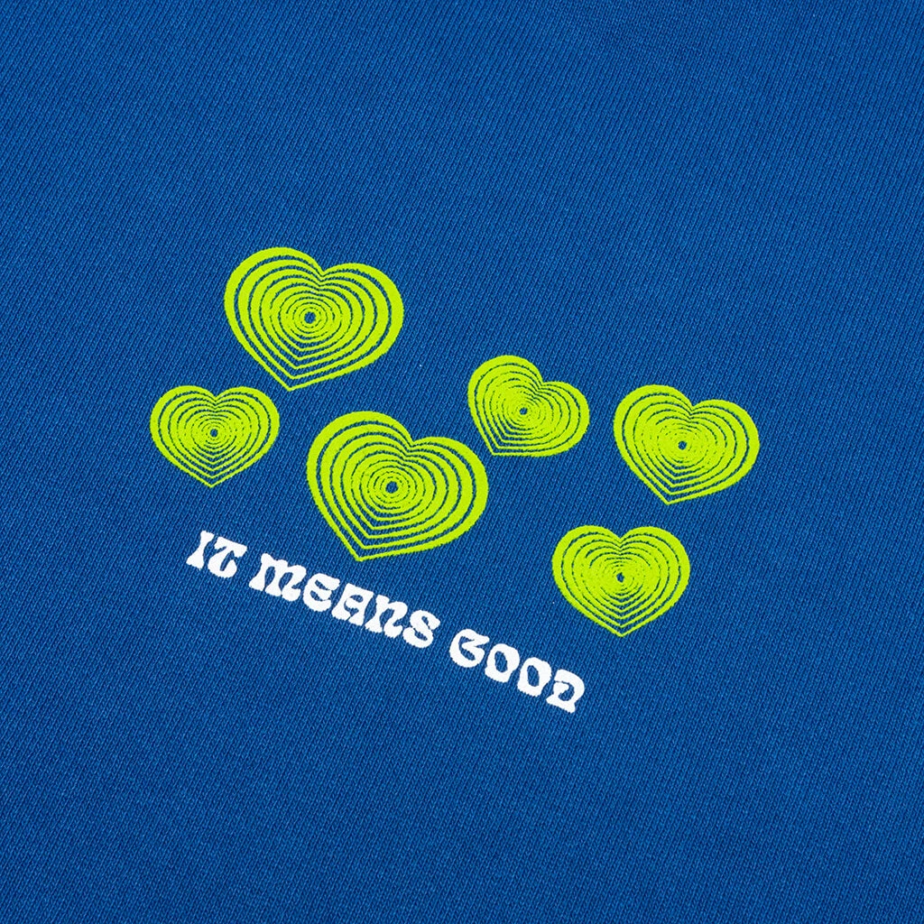 New Love Hoodie - Blue 3 New Love Hoodie - Blue - Image 3