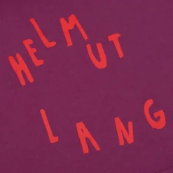 Helmut Lang Scribble Logo Hoodie - Raspberry -Urban Fashion Sales Capsule Hoodie 7 SCRI Raspberry N06HM534 tui 09 25 23 Feature VR 6