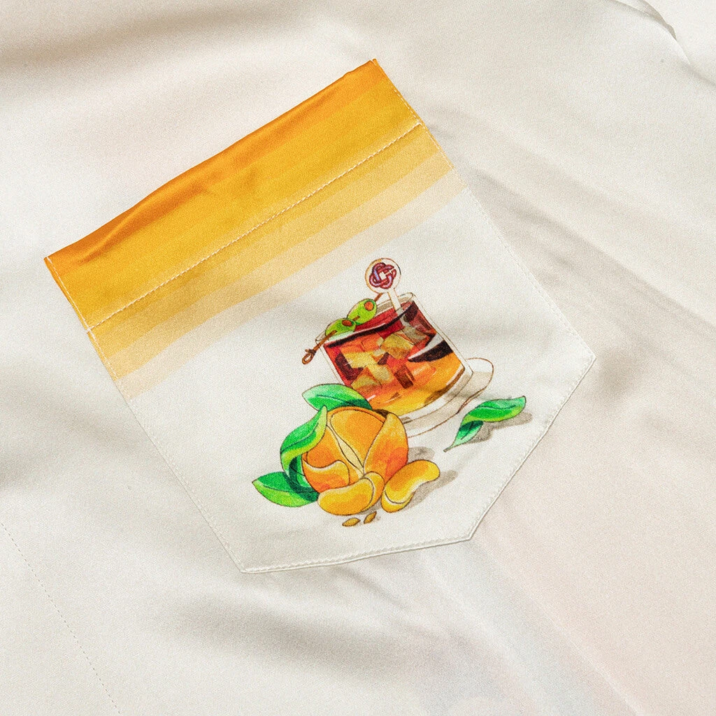 Casablanca Cuban Collar S/S Shirt - Panoramique 3 Casablanca Cuban Collar S/S Shirt - Panoramique - Image 3