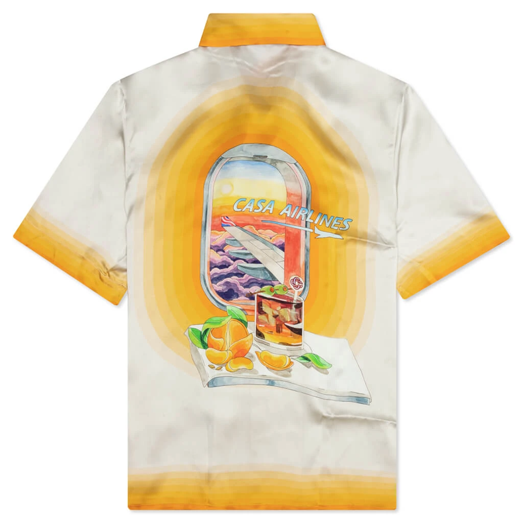 Casablanca Cuban Collar S/S Shirt - Panoramique 2 Casablanca Cuban Collar S/S Shirt - Panoramique - Image 2