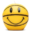 Chinatown Smiley Mini Basketball Candle - Yellow