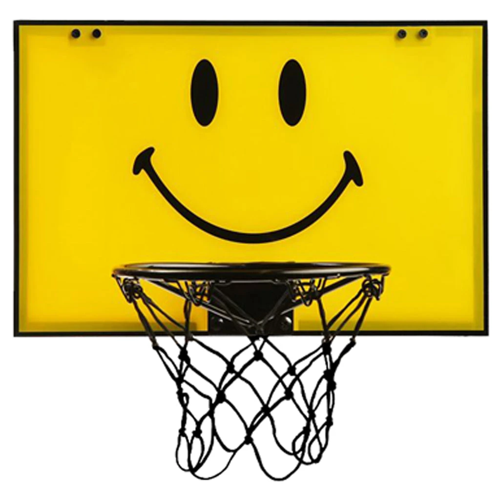 Chinatown Smiley Mini Basketball Hoop - Yellow 1 Chinatown Smiley Mini Basketball Hoop - Yellow