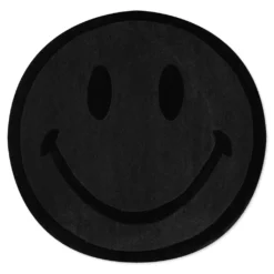 Chinatown Smiley Rug - Black