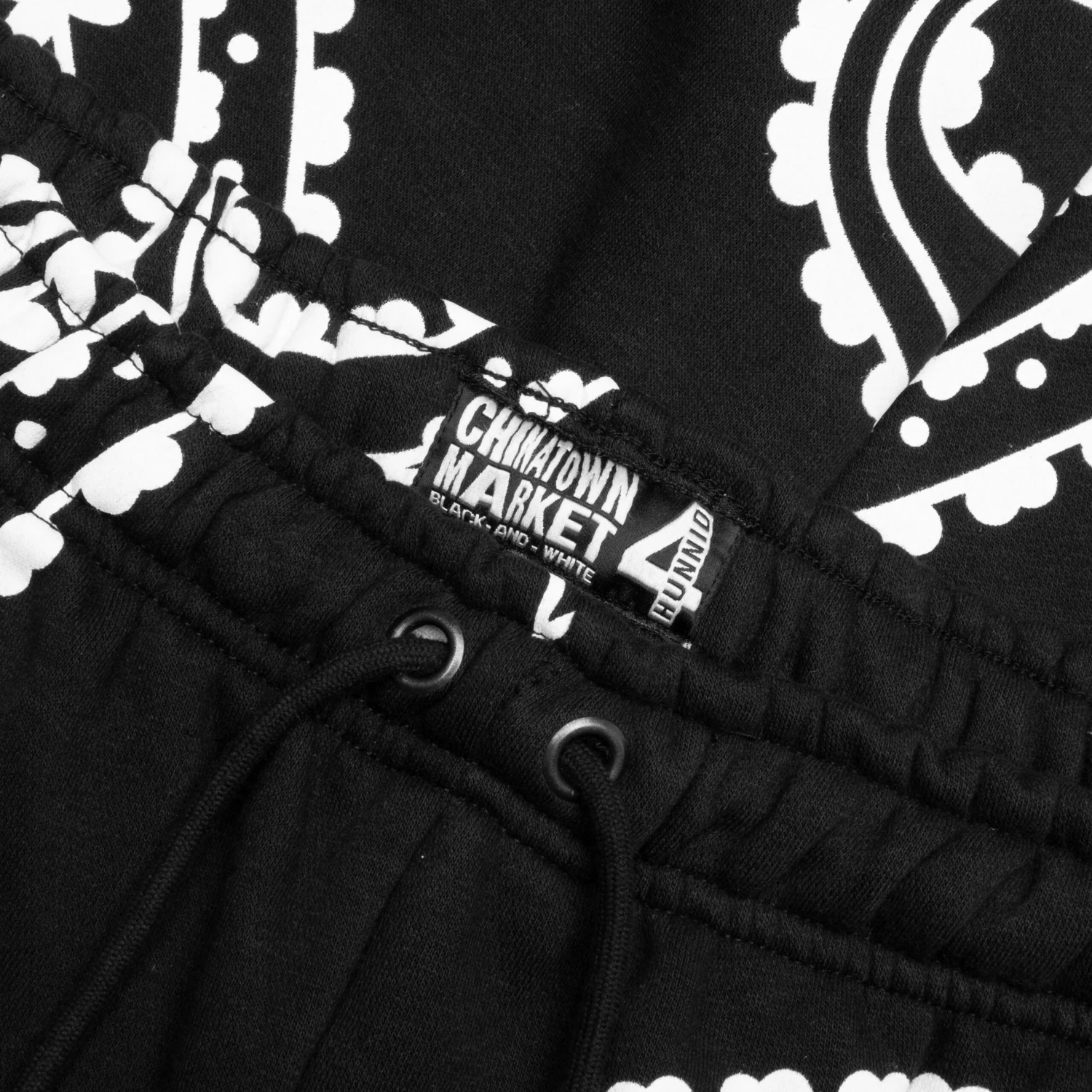 Chinatown X YG Paisley Sweatpants - Black 3 Chinatown X YG Paisley Sweatpants - Black - Image 3