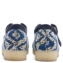 Clarks Wallabee - Blue Fabric -Urban Fashion Sales Clarks Wallabee Blue Fabric 26166649 11 04 22 S NF Feature 15