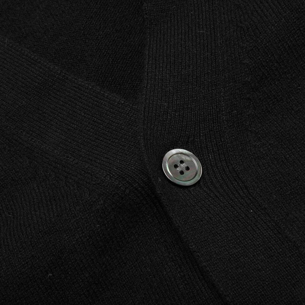 Comme Des Garcons PLAY X The Artist Invader Cardigan - Black 4 Comme Des Garcons PLAY X The Artist Invader Cardigan - Black - Image 4