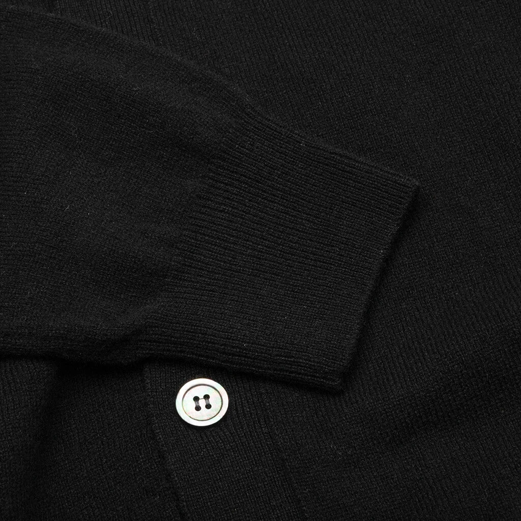 Comme Des Garcons PLAY X The Artist Invader Cardigan - Black 5 Comme Des Garcons PLAY X The Artist Invader Cardigan - Black - Image 5