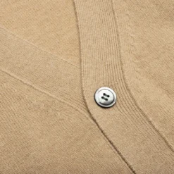 Comme Des Garcons PLAY X The Artist Invader Cardigan - Camel 9 Comme Des Garcons PLAY X The Artist Invader Cardigan - Camel -Urban Fashion Sales Comme des Garcons PLAY x the Artist Invader Cardigan Camel AZ N084 051 3 06 02 23 Feature KN 8