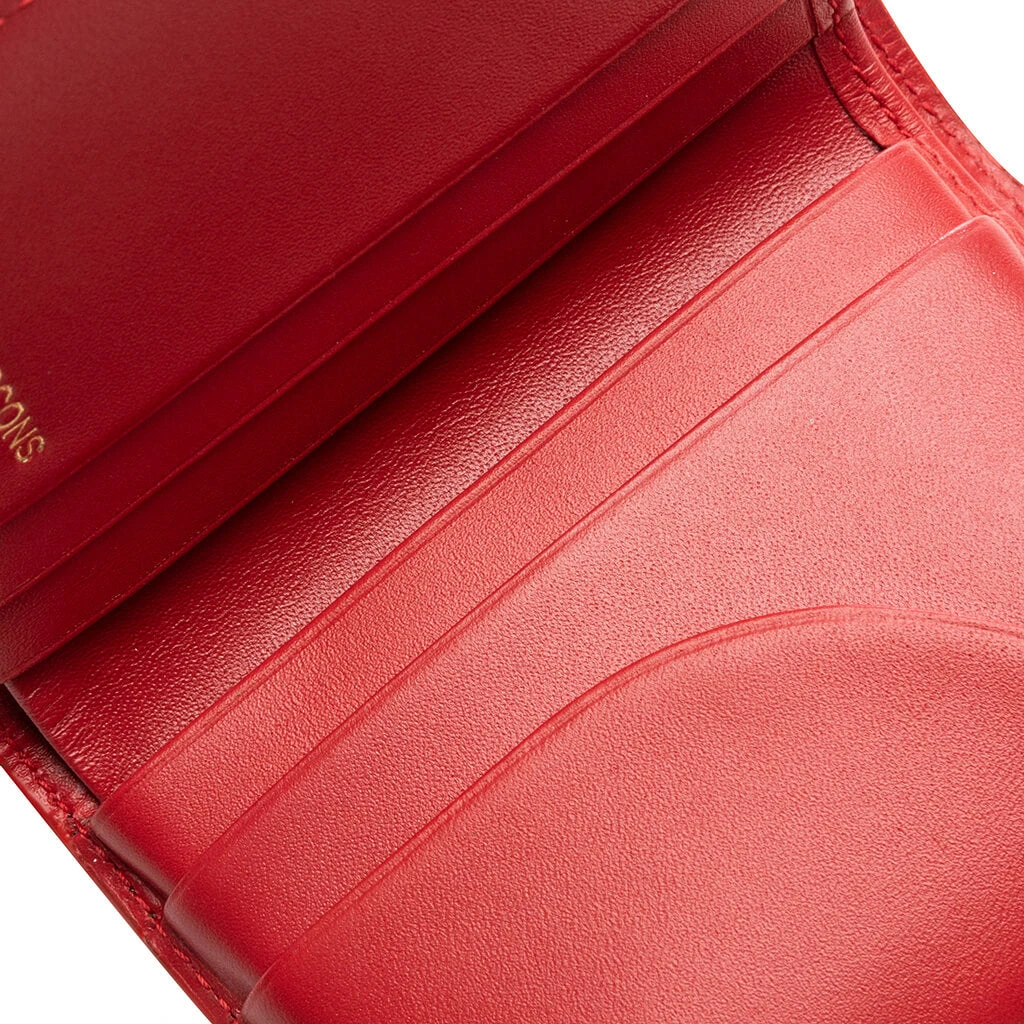 Comme Des Garcons Polka Dots Wallet - Red 4 Comme Des Garcons Polka Dots Wallet - Red - Image 4