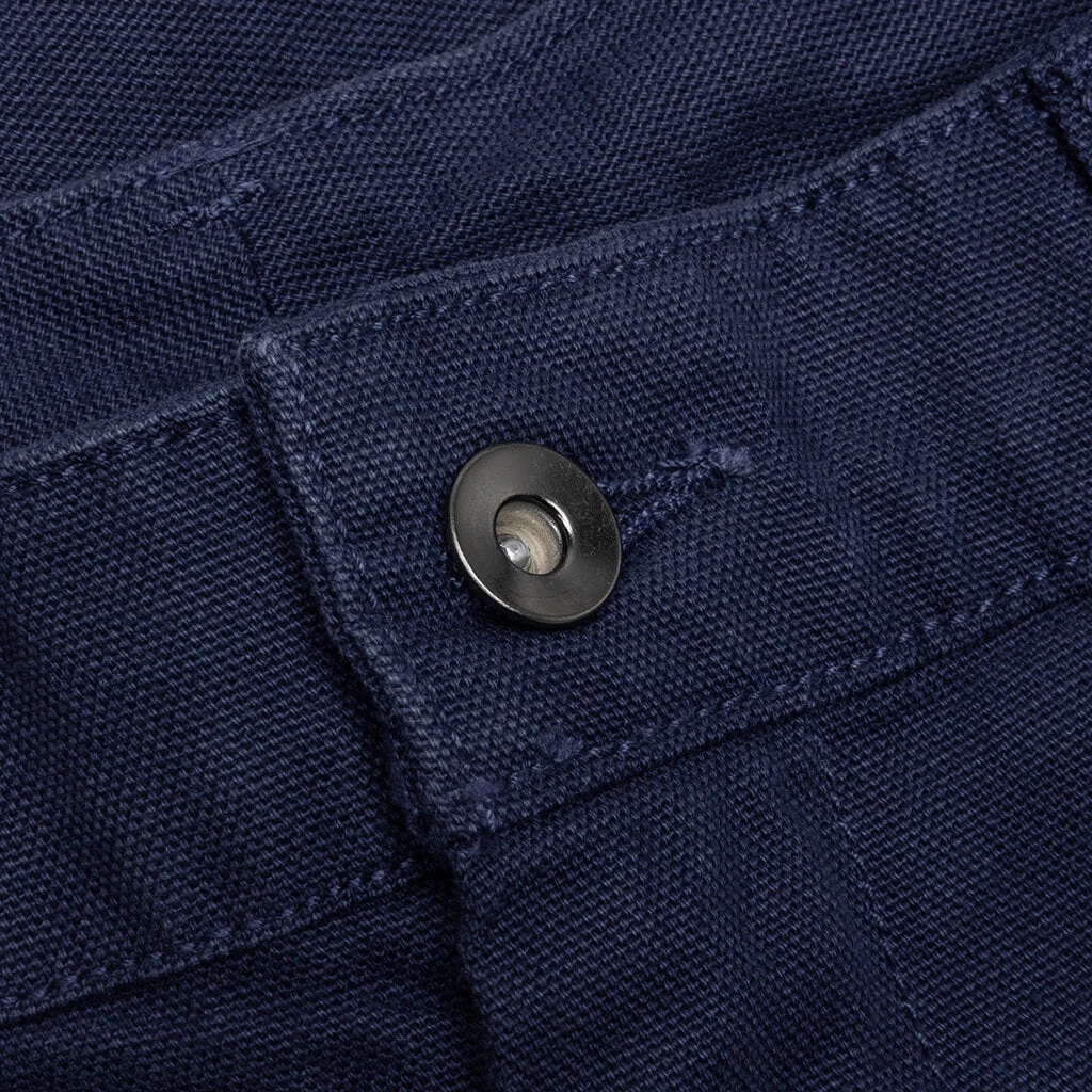 Nike Life Double Front Trousers - Midnight Navy/White 3 Nike Life Double Front Trousers - Midnight Navy/White - Image 3