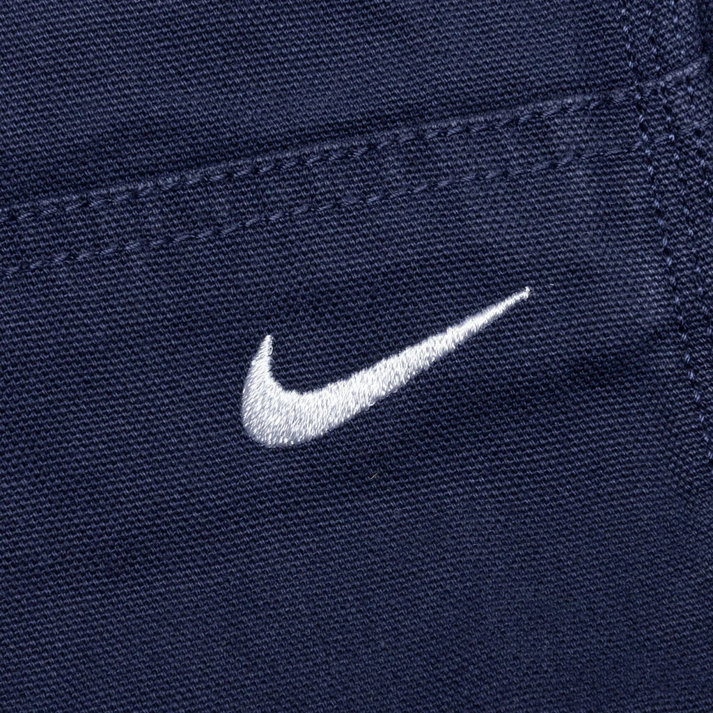 Nike Life Double Front Trousers - Midnight Navy/White 4 Nike Life Double Front Trousers - Midnight Navy/White - Image 4
