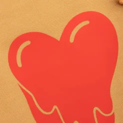 Heart Logo Sweatshort - Tan -Urban Fashion Sales Emotionally Unavailable Heart Logo Sweatshort Tan EU SS23 SS2 TAN 03 11 23 Feature DV 5