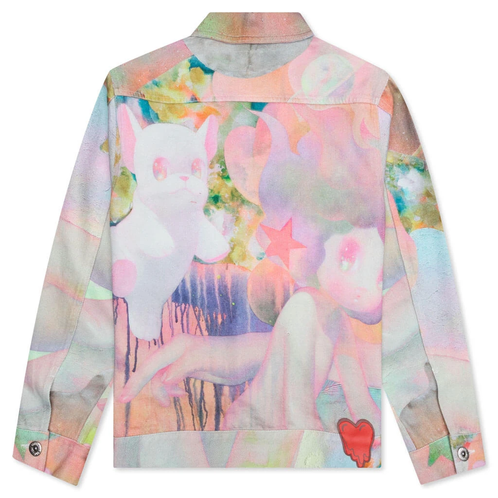 Emotionally Unavailable X So Youn Lee Stardust Jacket - White/Multi 2 Emotionally Unavailable X So Youn Lee Stardust Jacket - White/Multi - Image 2